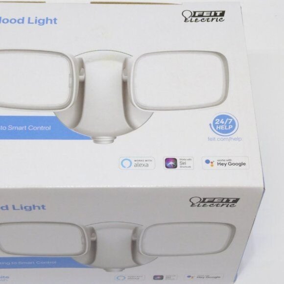 Feit Electric Dual Head Flood Light Smart LED Light 2000 Lumens 120° Angle NIB - Picture 5 of 10